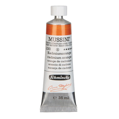 Tinta Óleo Schmincke Mussini 35ml S6 230 Cadmium Orange 