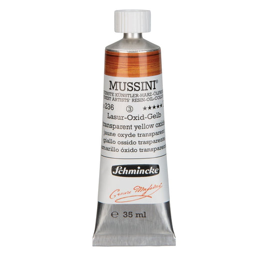 Tinta Óleo Schmincke Mussini 35ml S3 236 Transparent Yellow Oxide