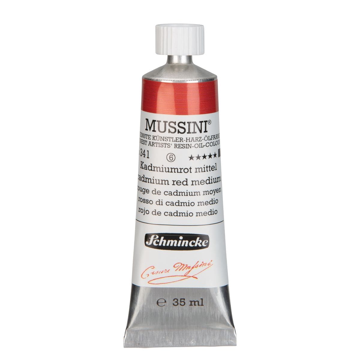 Tinta Óleo Schmincke Mussini 35ml S6 341 Cadmium Red Medium