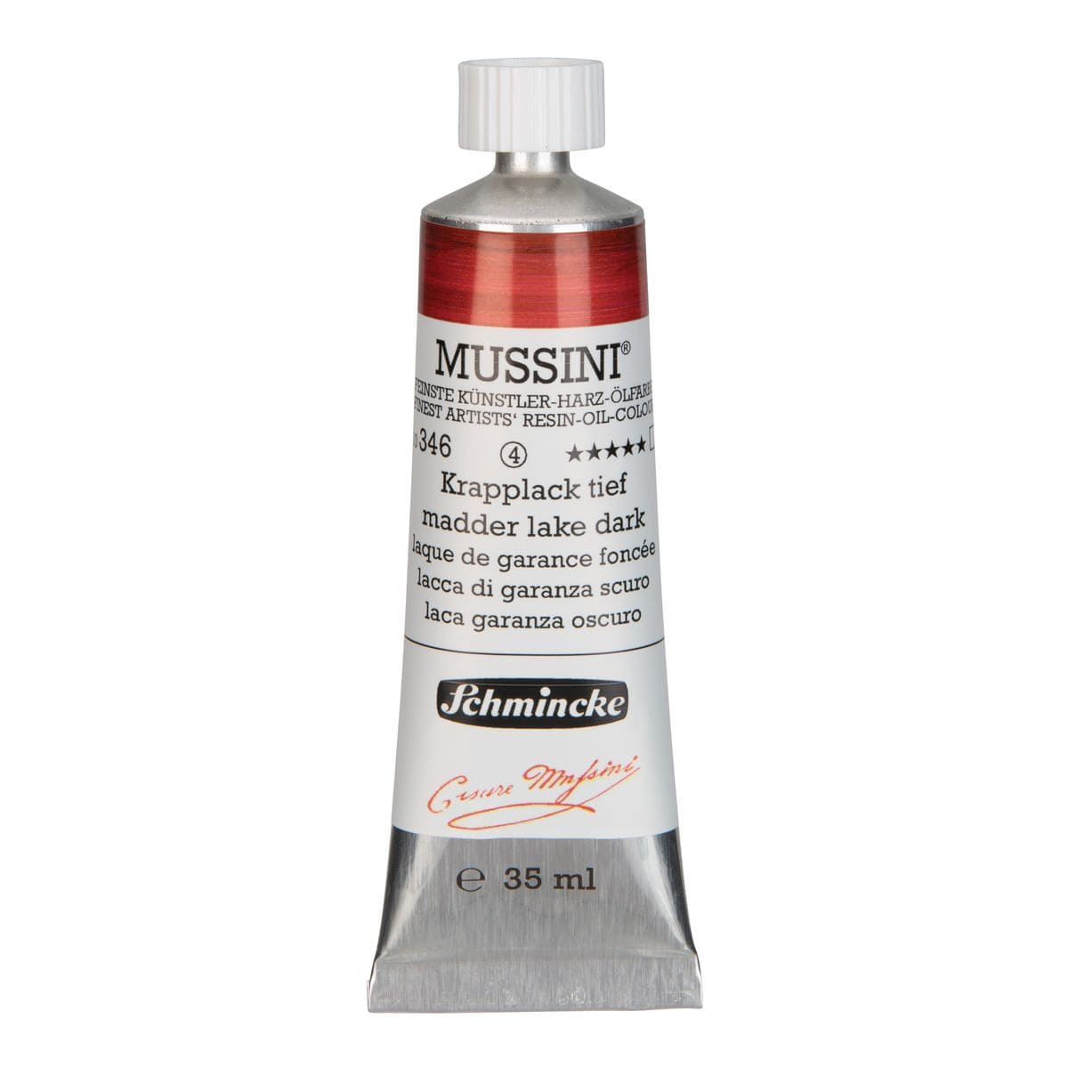 Tinta Óleo Schmincke Mussini 35ml S4 346 Madder Lake Dark 