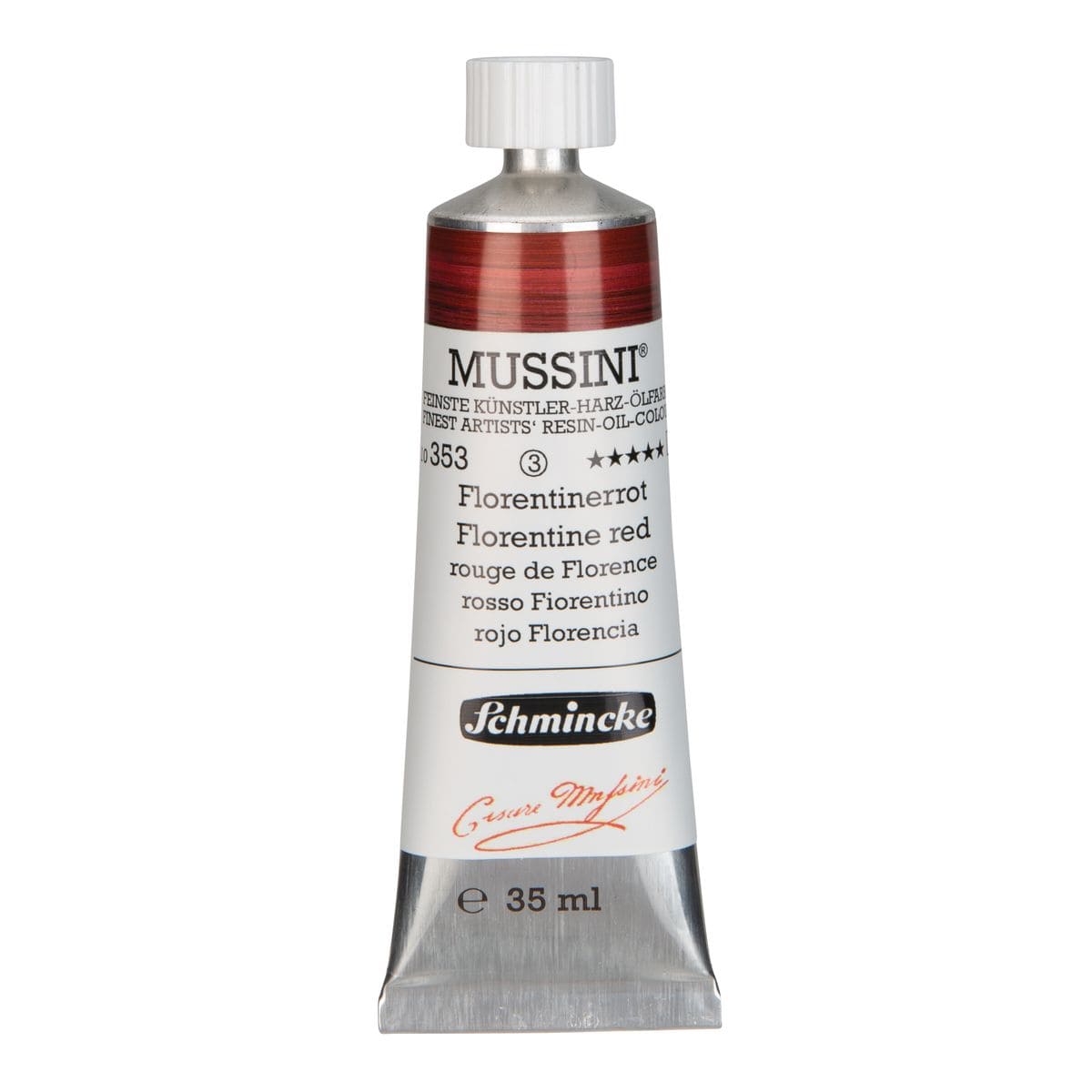 Tinta Óleo Schmincke Mussini 35ml S3 353 Florentine Red