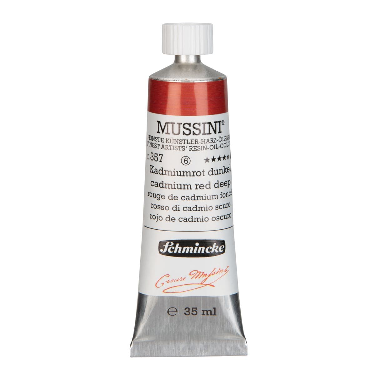 Tinta Óleo Schmincke Mussini 35ml S6 357 Cadmium Red Deep