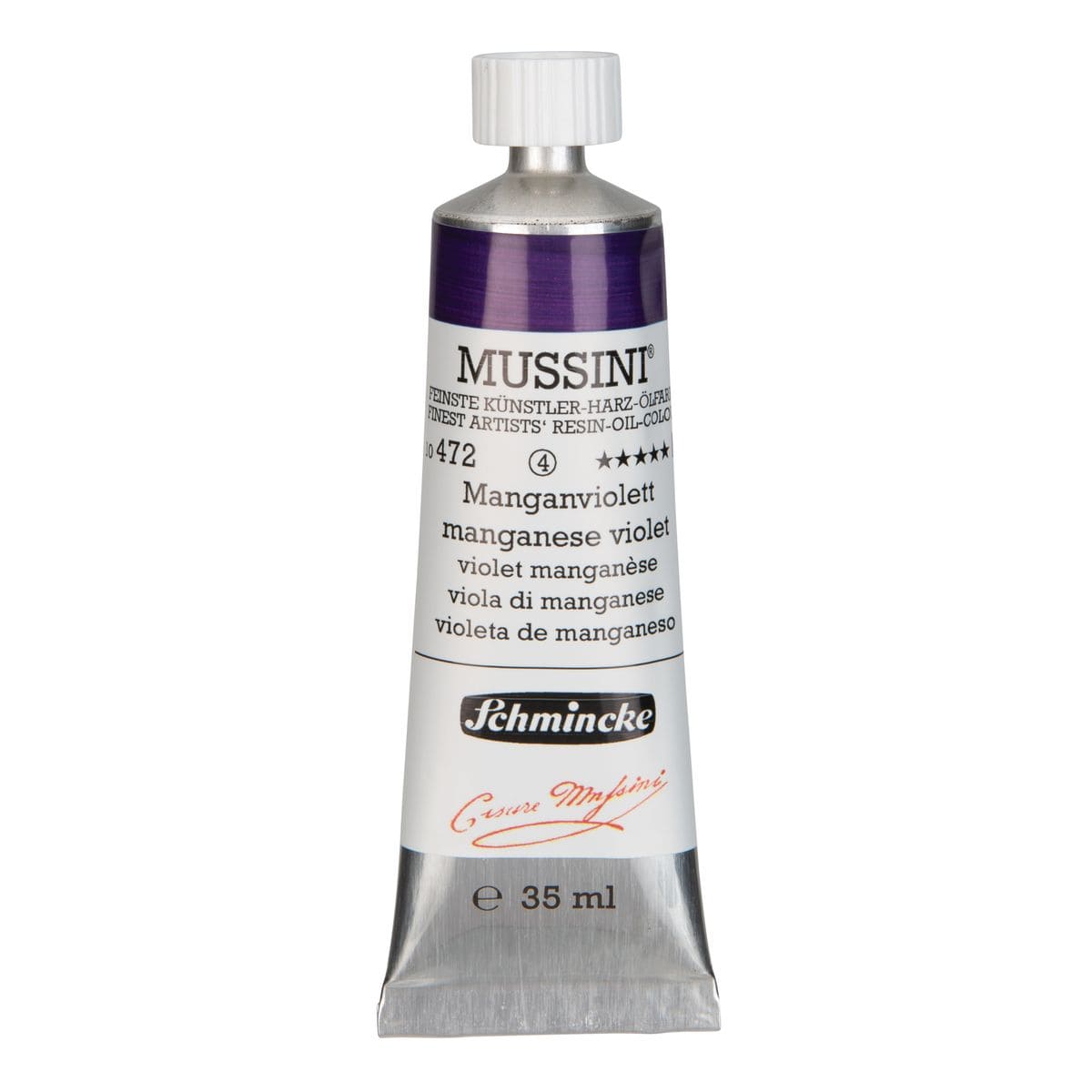 Tinta Óleo Schmincke Mussini 35ml S4 472 Manganese Violet