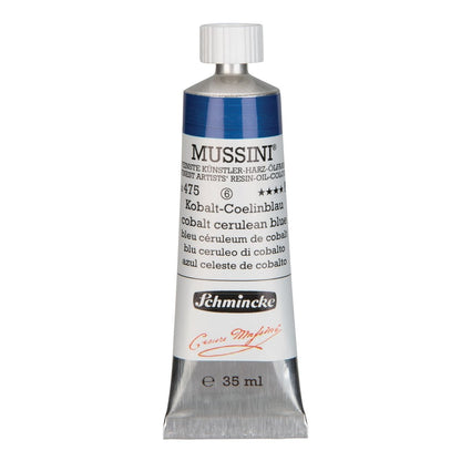 Tinta Óleo Schmincke Mussini 35ml S6 475 Cobalt Cerulean Blue