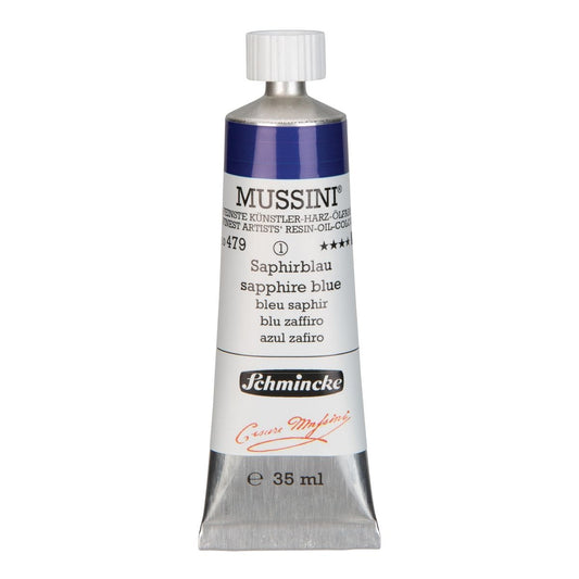 Tinta Óleo Schmincke Mussini 35ml S1 479 Saphire Blue