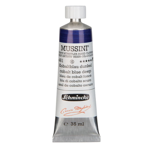 Tinta Óleo Schmincke Mussini 35ml S6 481 Cobalt Blue Deep 