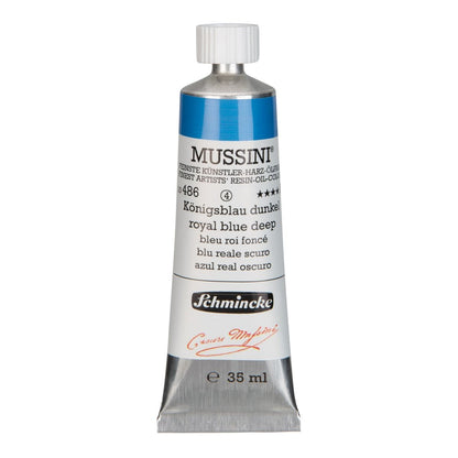 Tinta Óleo Schmincke Mussini 35ml S4 486 Royal Blue Deep