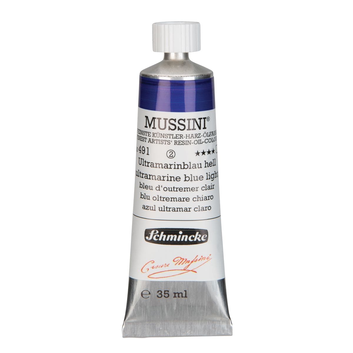 Tinta Óleo Schmincke Mussini 35ml S2 491 Ultramarine Blue Light