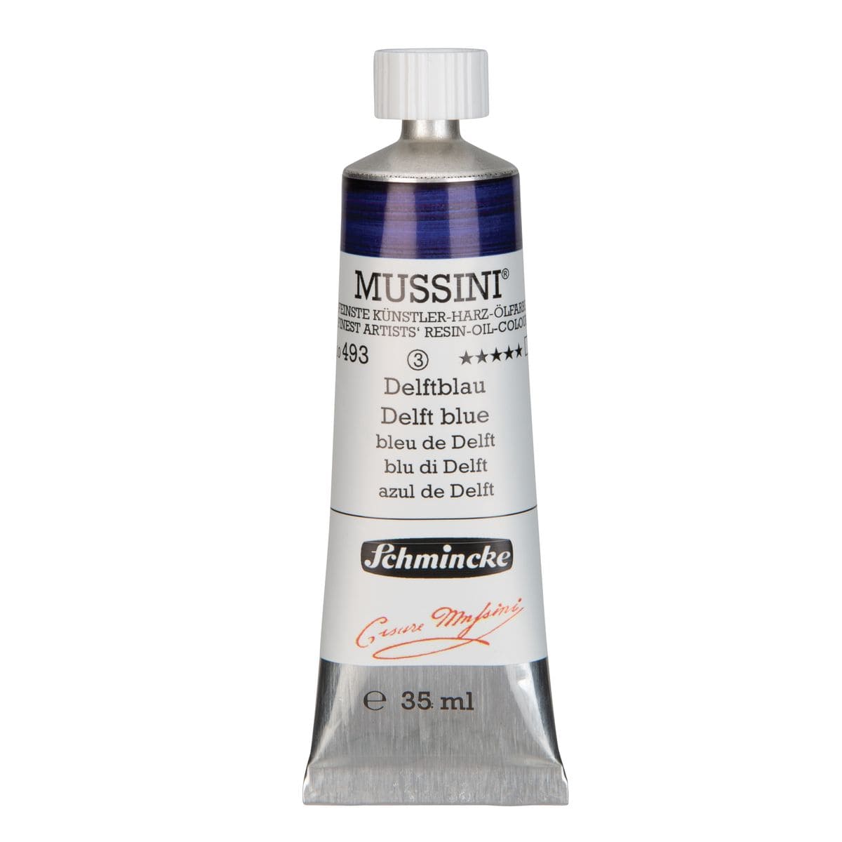 Tinta Óleo Schmincke Mussini 35ml S3 493 Delft Blue