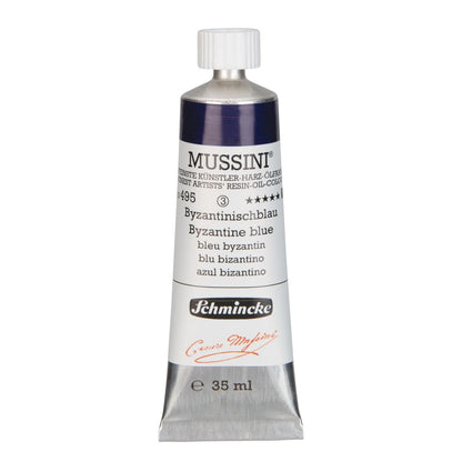 Tinta Óleo Schmincke Mussini 35ml S3 495 Byzantine Blue