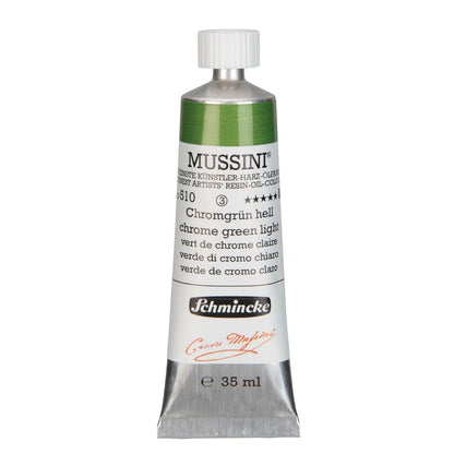 Tinta Óleo Schmincke Mussini 35ml S3 510 Chrome Green Light 