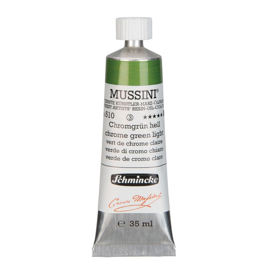 Tinta Óleo Schmincke Mussini 35ml S3 510 Chrome Green Light 