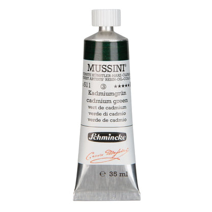 Tinta Óleo Schmincke Mussini 35ml S3 511 Cadmium Green