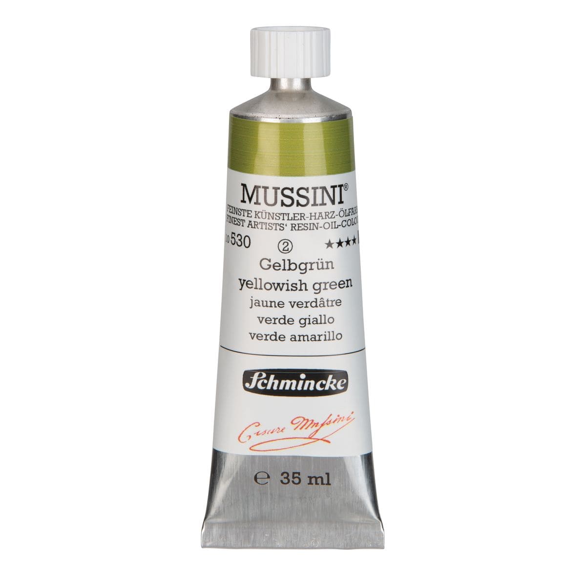 Tinta Óleo Schmincke Mussini 35ml S2 530 Yellowish Green