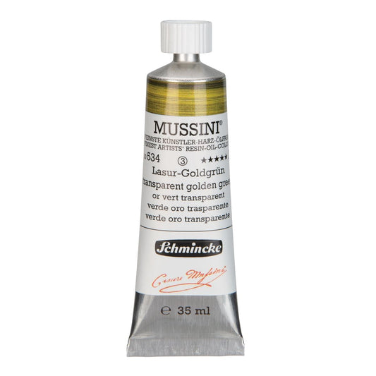 Tinta Óleo Schmincke Mussini 35ml S3 534 Golden Green