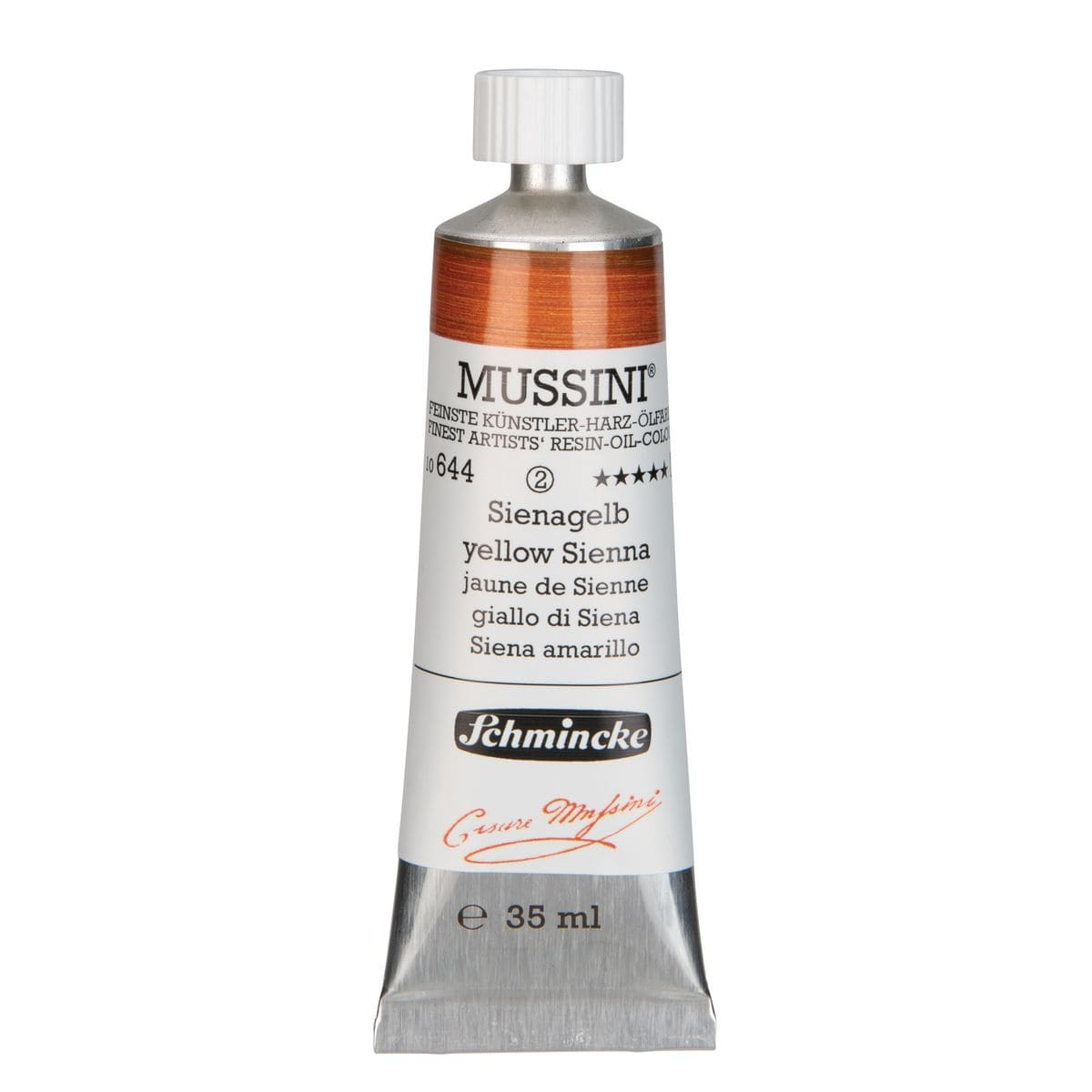 Tinta Óleo Schmincke Mussini 35ml S2 644 Yellow Sienna