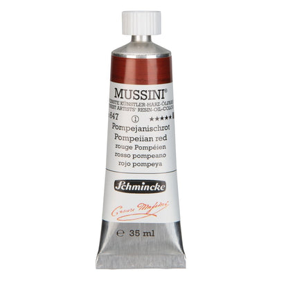 Tinta Óleo Schmincke Mussini 35ml S1 647 Pompeiian Red