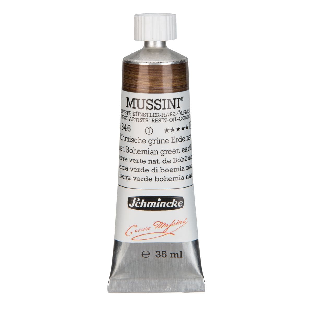 Tinta Óleo Schmincke Mussini 35ml S1 646 Nat Bohem Green Earth