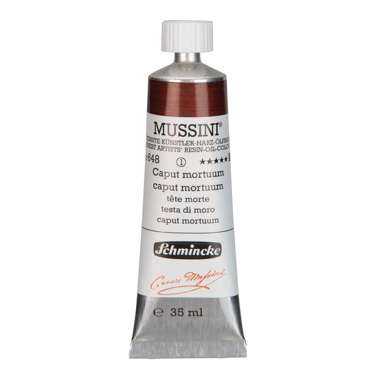 Tinta Óleo Schmincke Mussini 35ml S1 648 Caput Mortuum