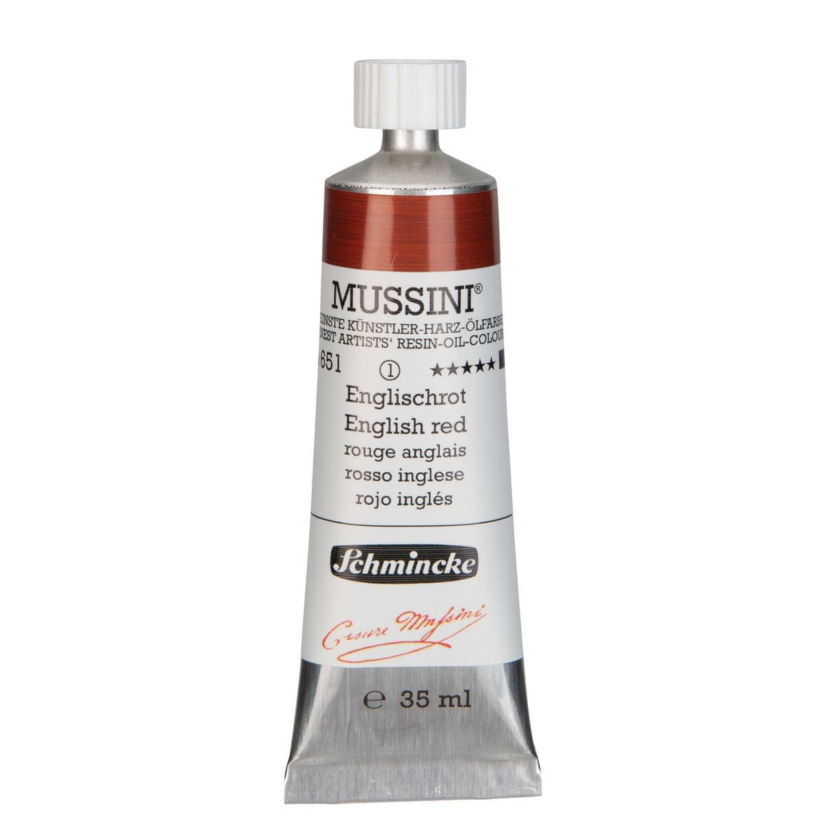 Tinta Óleo Schmincke Mussini 35ml S1 651 English Red