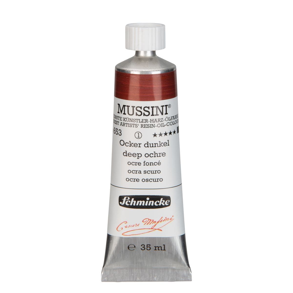 Tinta Óleo Schmincke Mussini 35ml S1 653 Deep Ochre