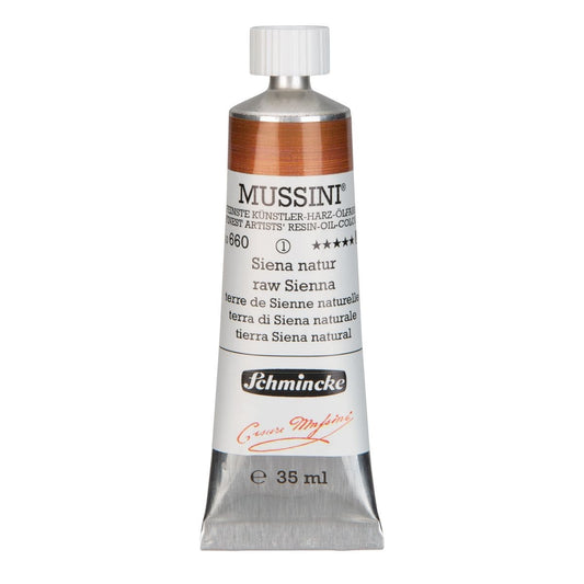 Tinta Óleo Schmincke Mussini 35ml S1 660 Raw Sienna