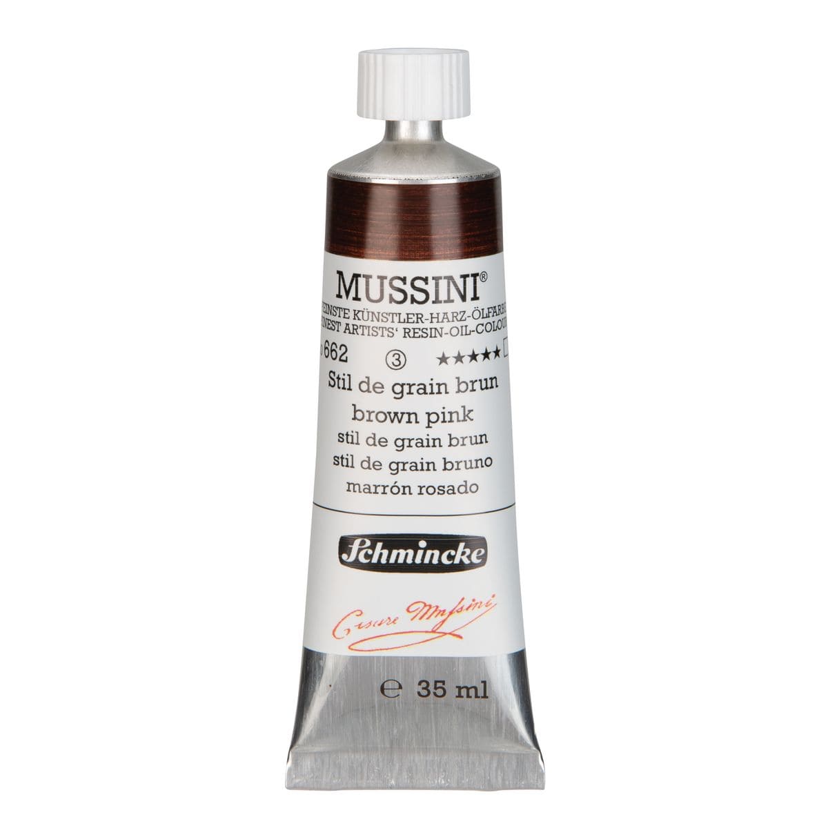 Tinta Óleo Schmincke Mussini 35ml S3 662 Brown Pink