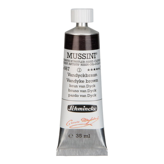 Tinta Óleo Schmincke Mussini 35ml S1 667 Vandyke Brown