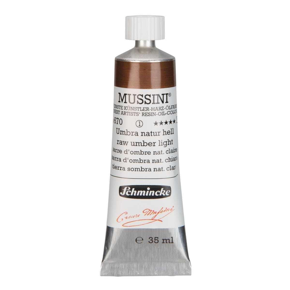 Tinta Óleo Schmincke Mussini 35ml S1 670 Raw Umber Light 