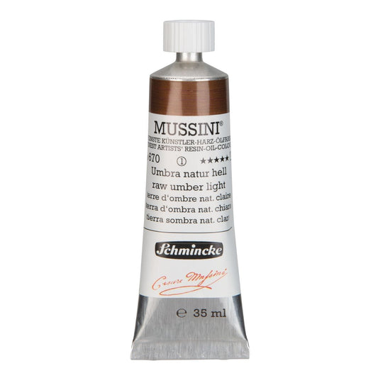 Tinta Óleo Schmincke Mussini 35ml S1 670 Raw Umber Light 