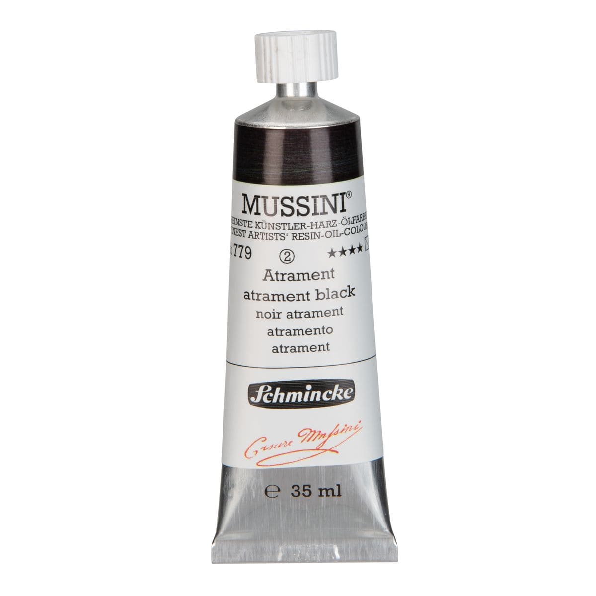 Tinta Óleo Schmincke Mussini 35ml S2 779 Atrament Black