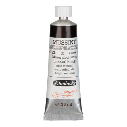 Tinta Óleo Schmincke Mussini 35ml S1 783 Mineral Black