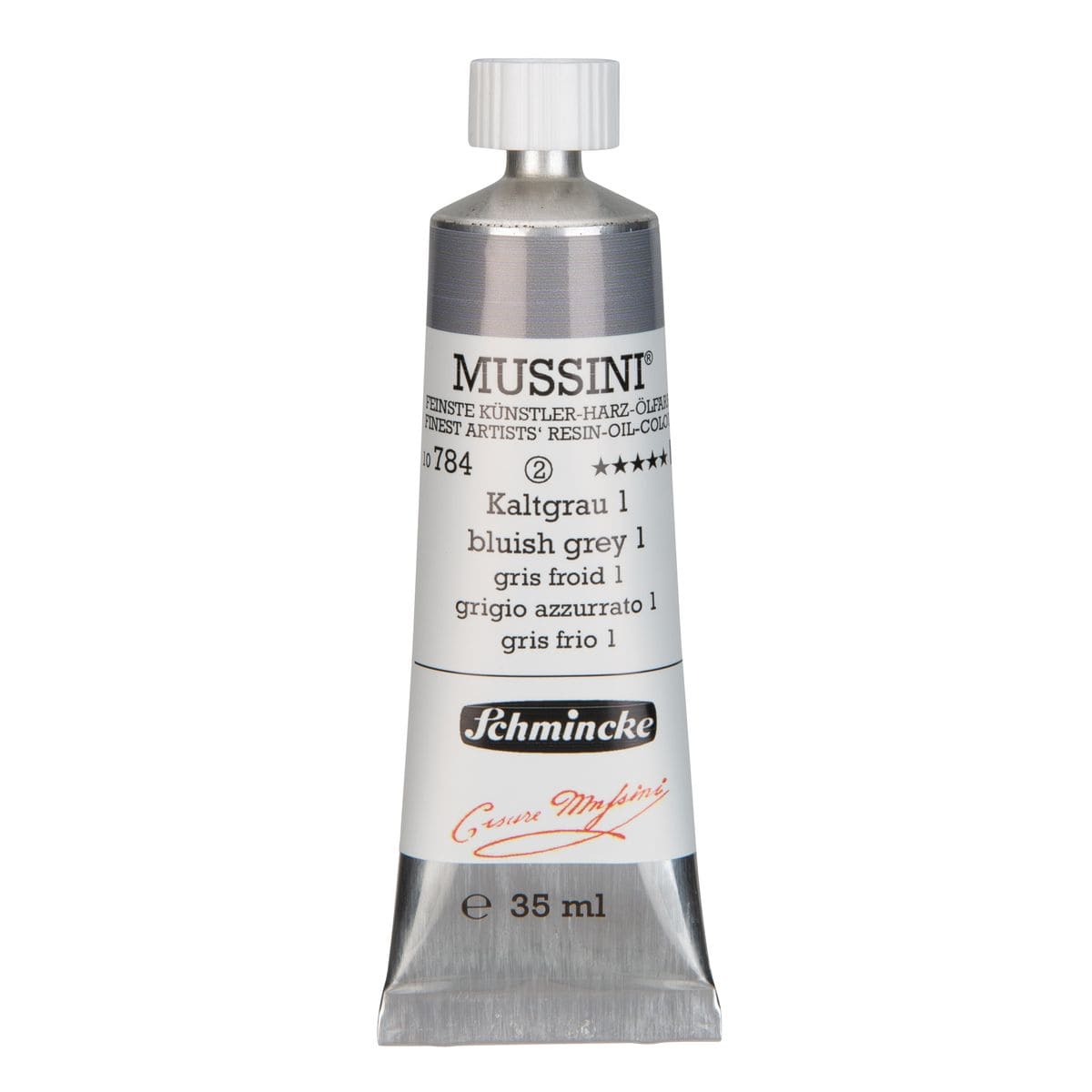 Tinta Óleo Schmincke Mussini 35ml S2 784 Bluish Grey 1