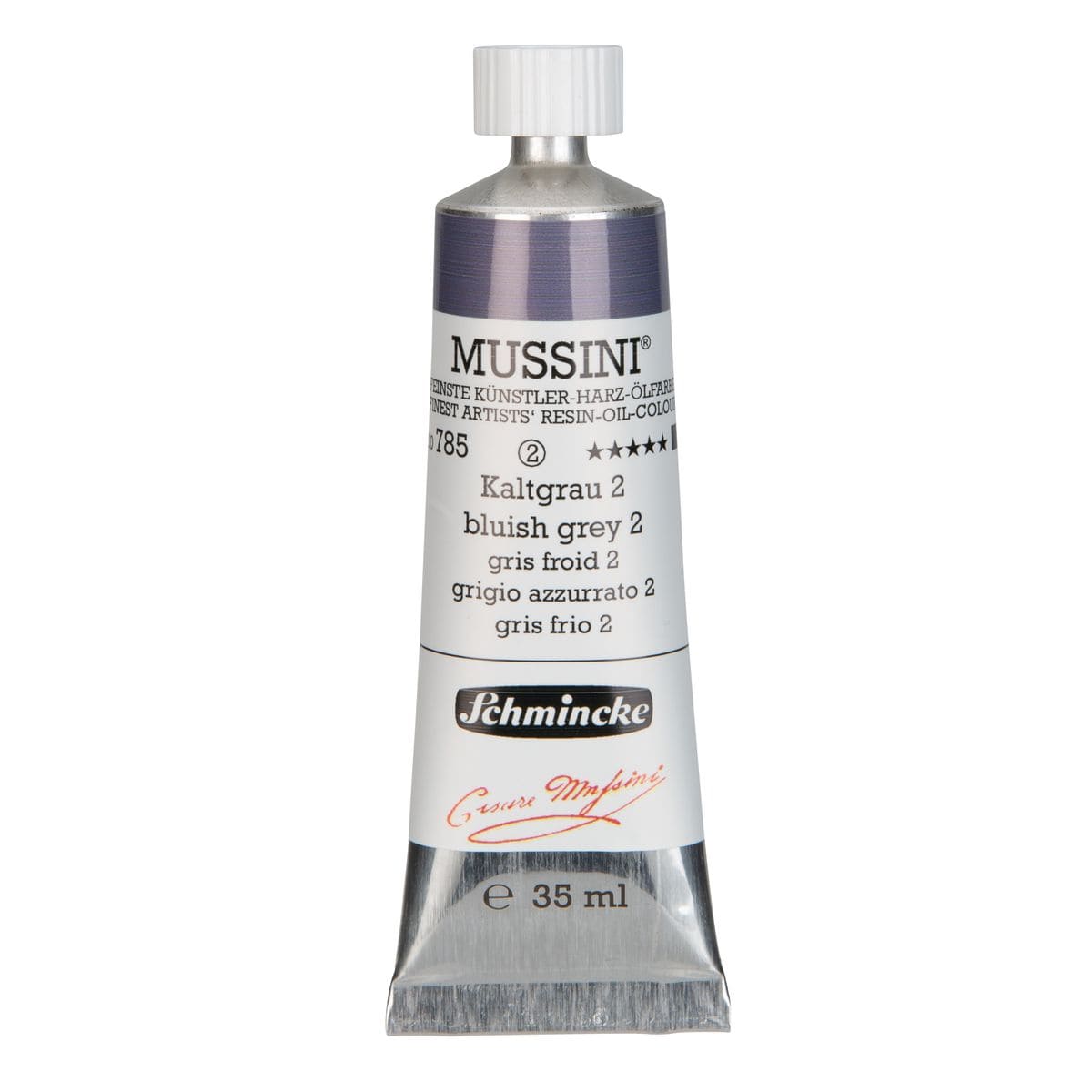 Tinta Óleo Schmincke Mussini 35ml S2 785 Bluish Grey 2