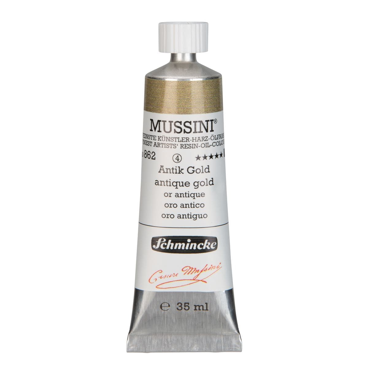 Tinta Óleo Schmincke Mussini 35ml S4 862 Antique Gold