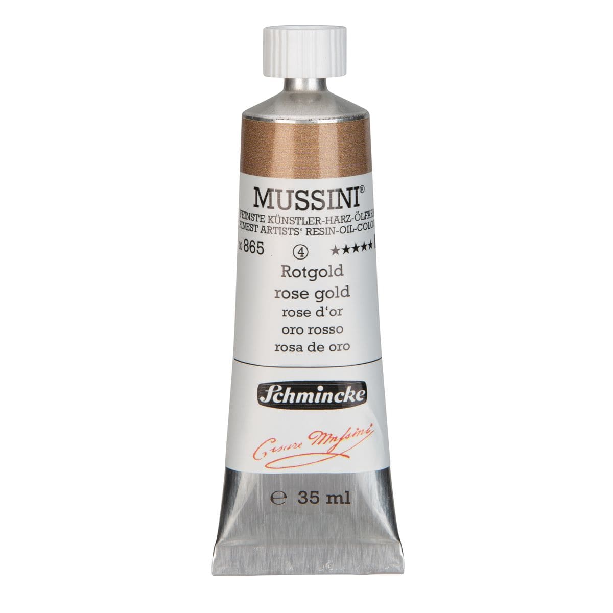 Tinta Óleo Schmincke Mussini 35ml S4 865 Rose Gold 