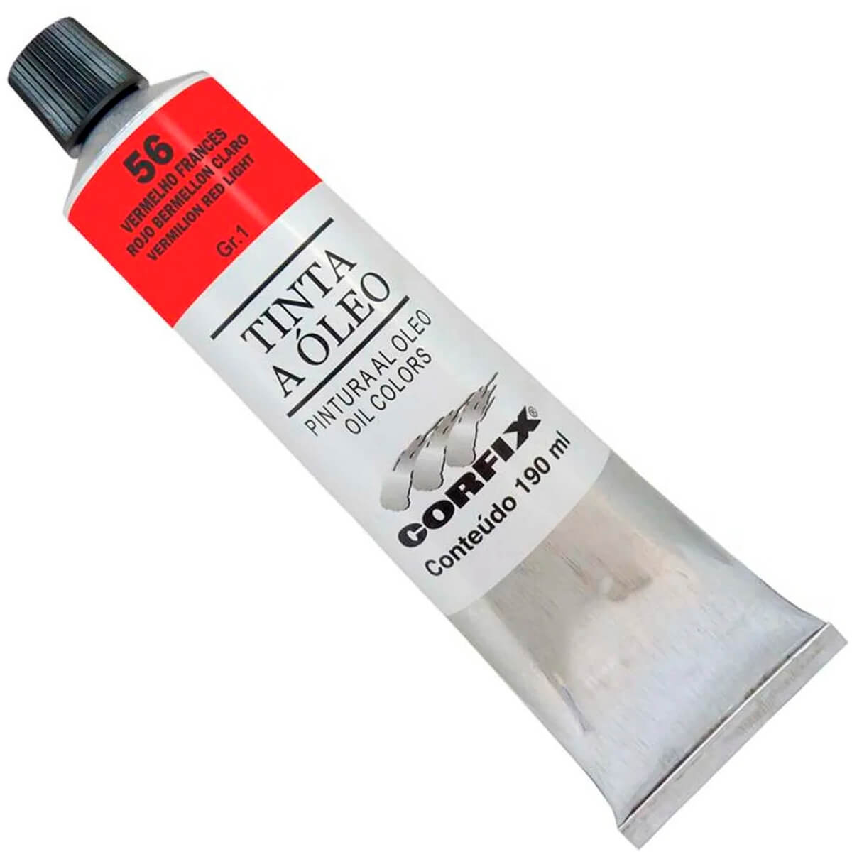 Tinta a Óleo Corfix 190ml 056 Vermelho Francês G1