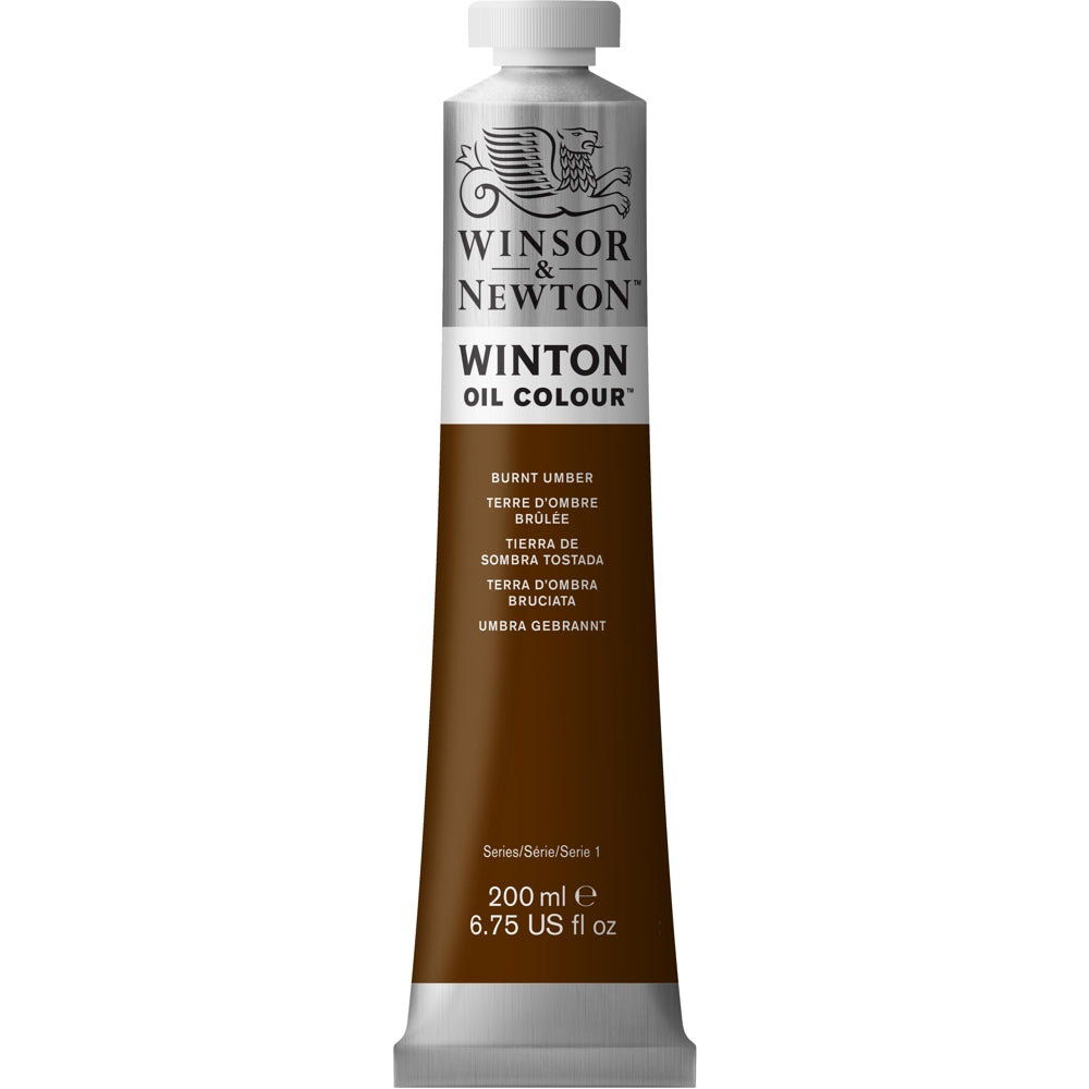 Tinta Óleo Winton 200ml Winsor & Newton 076 Burnt Umber