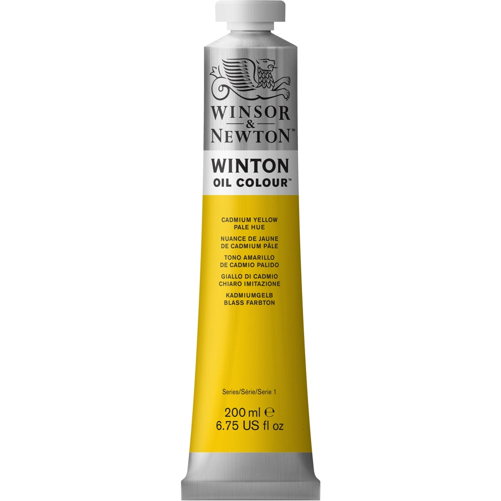 Tinta Óleo Winton 200ml Winsor & Newton 119 Cadmium Yellow Pale Hue