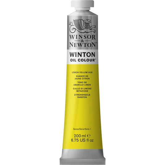 Tinta Óleo Winton 200ml Winsor & Newton 346 Lemon Yellow Hue