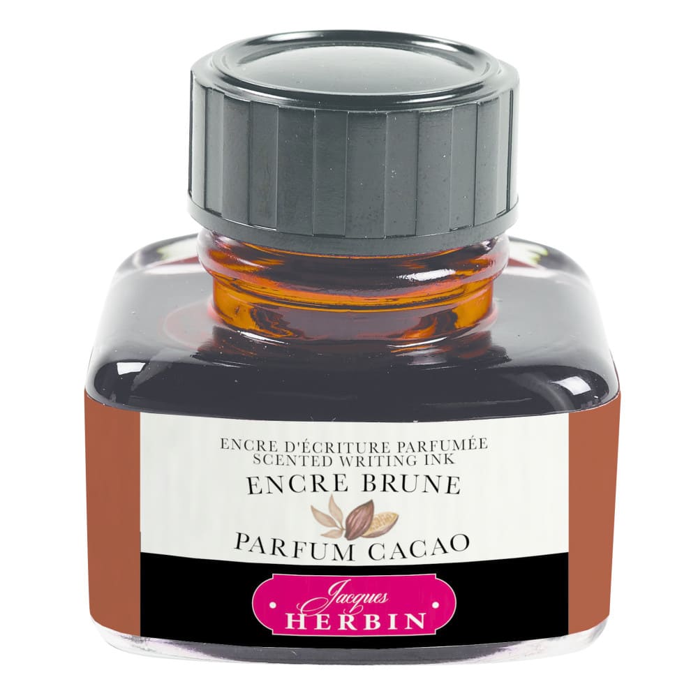 Tinta para Caneta Tinteiro Herbin Perfumada 30ml Cor Cacao