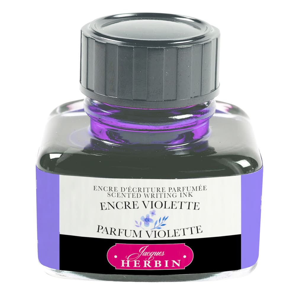 Tinta para Caneta Tinteiro Herbin Perfumada 30ml Cor Violeta