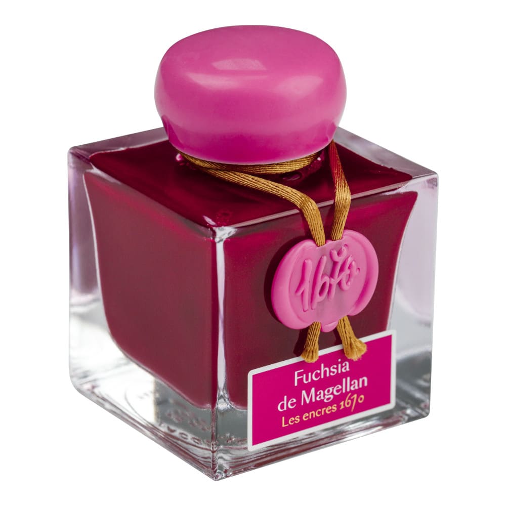 Tinta Para Caneta Tinteiro Herbin 1670 50ml Fuchsia Magellan