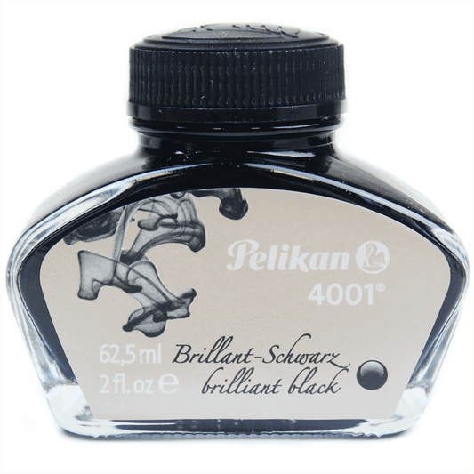 Tinta Para Caneta Tinteiro 62,5ml Preto Brilhante Pelikan 4001