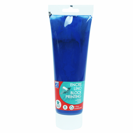 Tinta Para Linoleogravura Lefranc & Bourgeois 250ml 910 Brilliant Blue