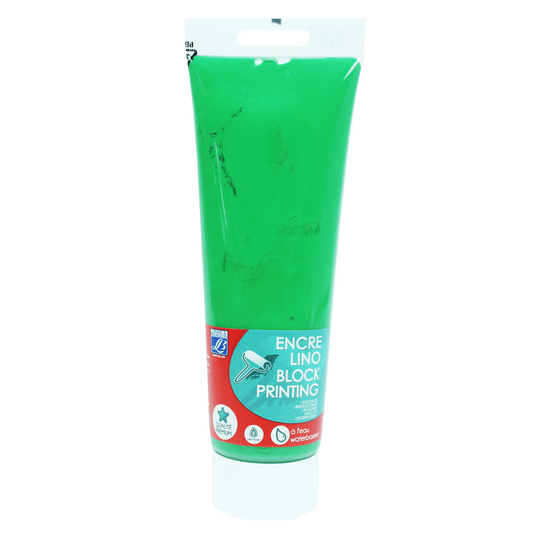 Tinta Para Linoleogravura Lefranc & Bourgeois 250ml 224 Brilliant Green