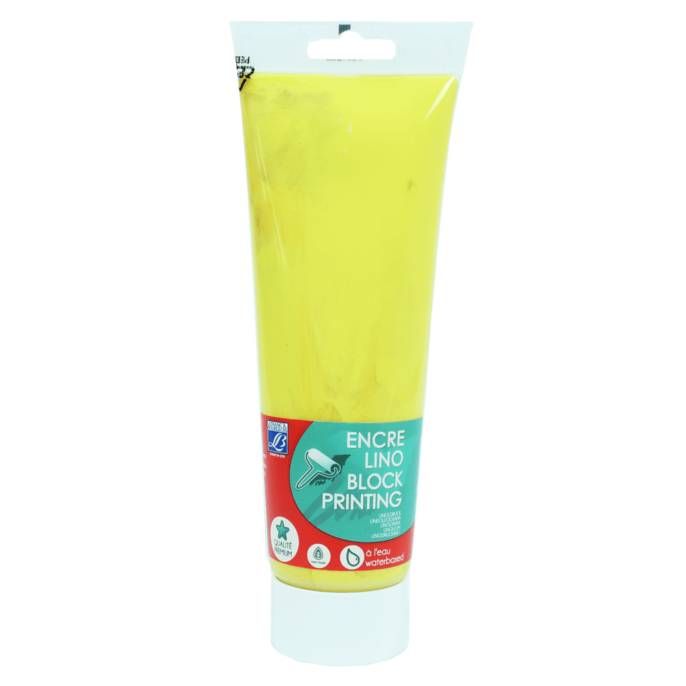 Tinta Para Linoleogravura Lefranc & Bourgeois 250ml 217 Lemon Yellow