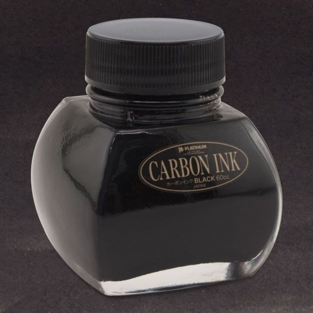 Tinta Para Caneta Tinteiro Platinum 60ml Carbon Black