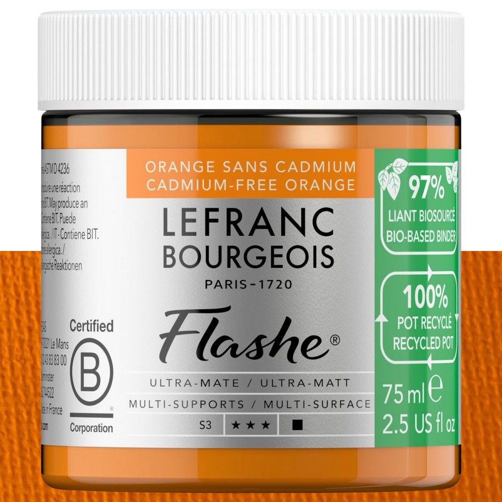 Tinta Vinílica Flashe Biobased Lefranc & Bourgeois 75ml S3