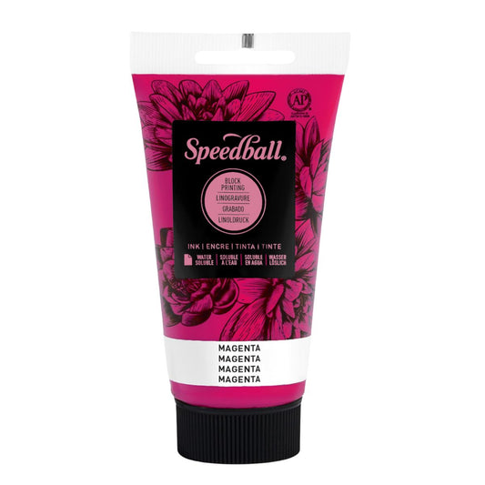 Tinta de Xilogravura 37ml SpeedBall 3410 Magenta